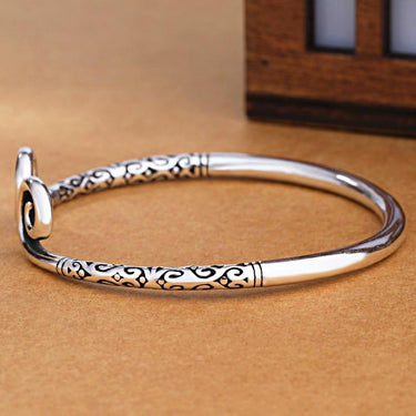 THAI SILVER Adjustable Spiral 'BALANCE' Bracelet